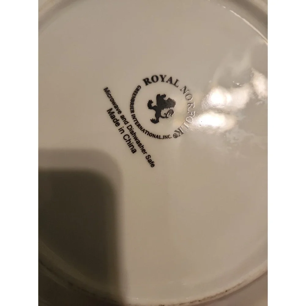 4 Royal Norfolk BEE HAPPY Salad Side Plates 7.5